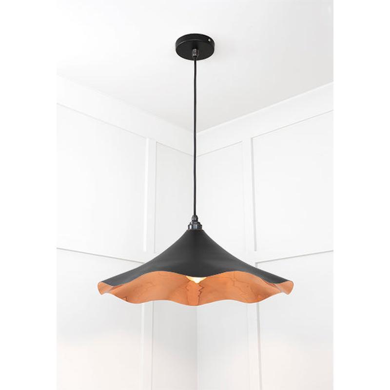 Smooth Copper Flora Pendant-From The Anvil-Copper-nirohome