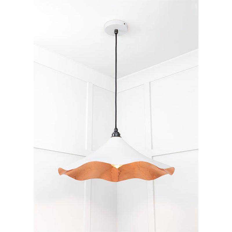 Smooth Copper Flora Pendant-From The Anvil-Copper-nirohome