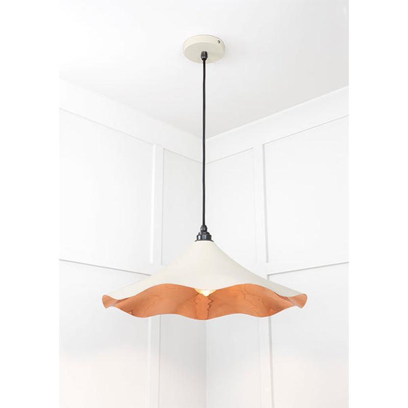 Smooth Copper Flora Pendant-From The Anvil-Copper-nirohome