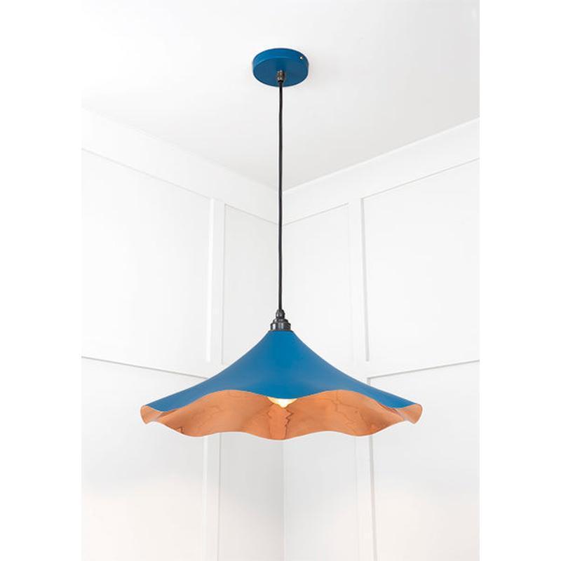 Smooth Copper Flora Pendant-From The Anvil-Copper-nirohome