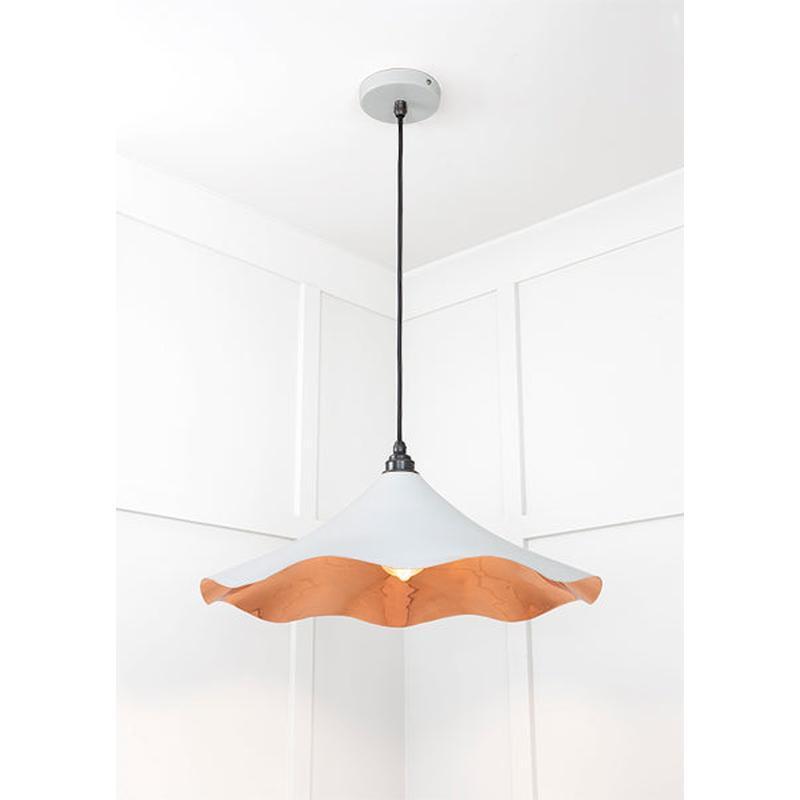Smooth Copper Flora Pendant-From The Anvil-Copper-nirohome