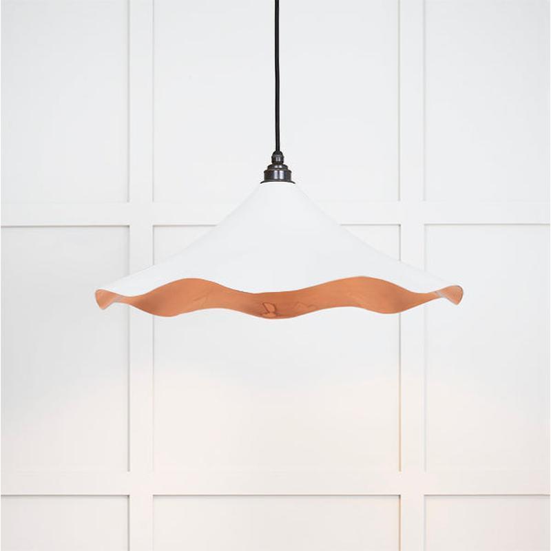 Smooth Copper Flora Pendant-From The Anvil-Copper-nirohome