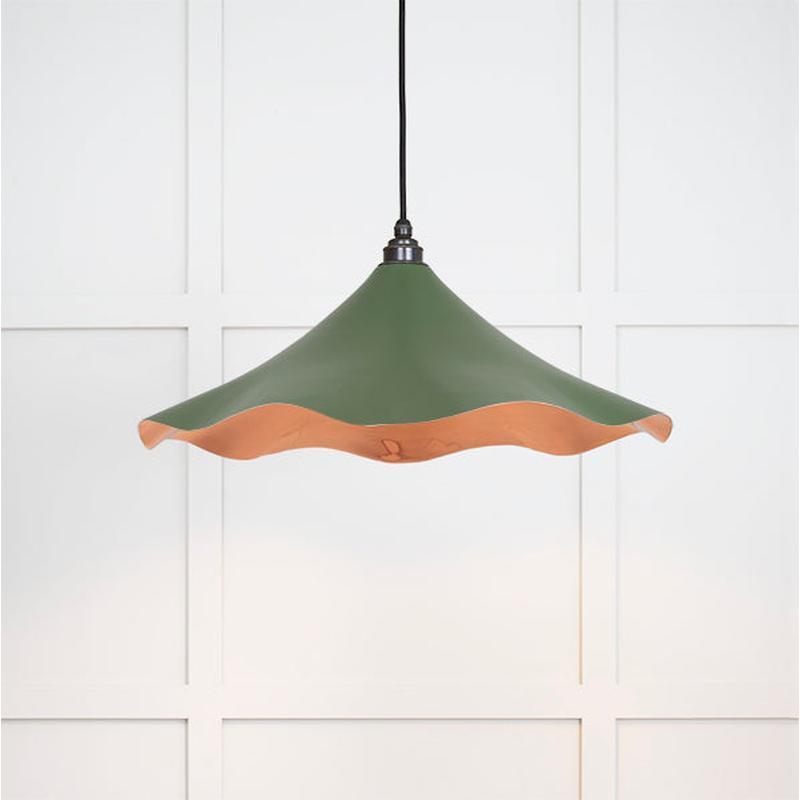 Smooth Copper Flora Pendant-From The Anvil-Heath-nirohome