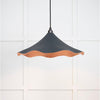 Smooth Copper Flora Pendant-From The Anvil-Soot-nirohome