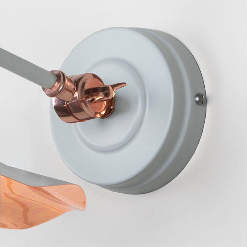 Smooth Copper Flora Wall Light-From The Anvil-Copper-nirohome
