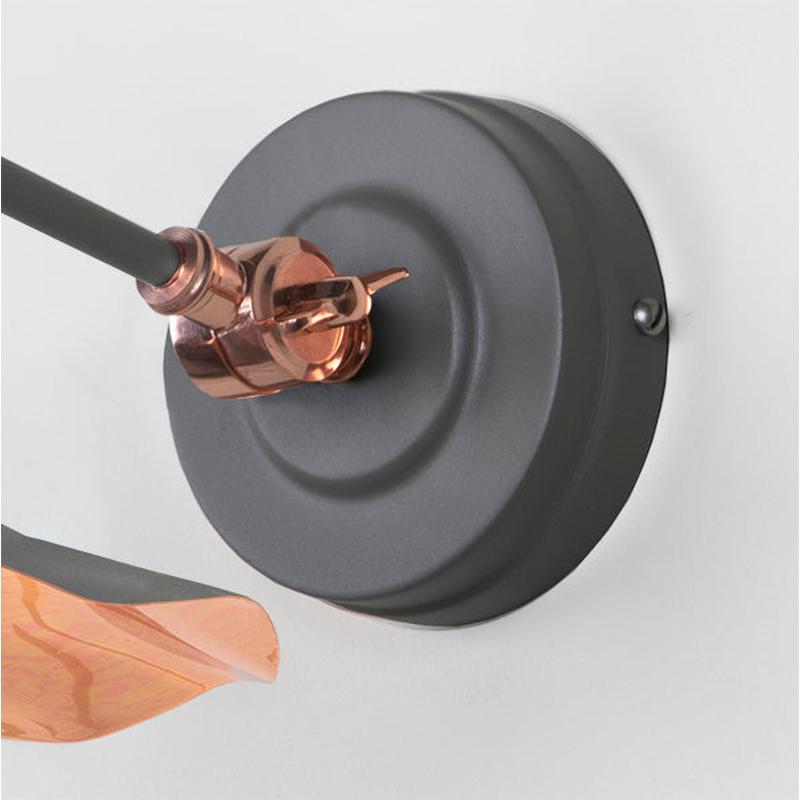 Smooth Copper Flora Wall Light-From The Anvil-Copper-nirohome