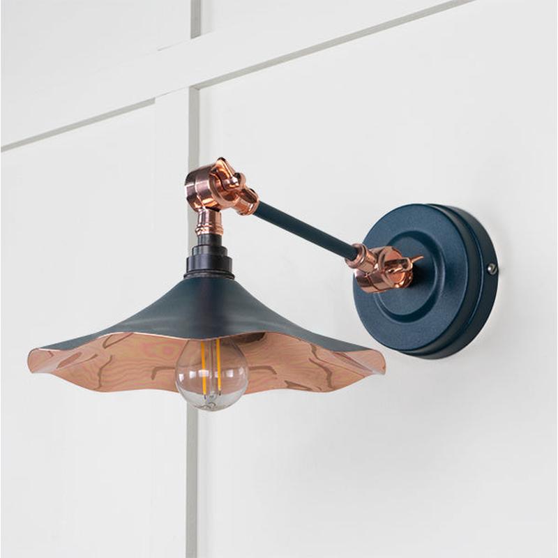 Smooth Copper Flora Wall Light-From The Anvil-Copper-nirohome