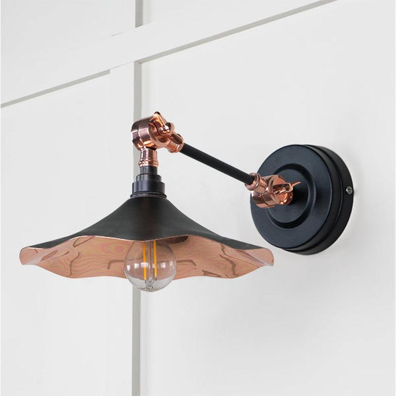 Smooth Copper Flora Wall Light-From The Anvil-Copper-nirohome