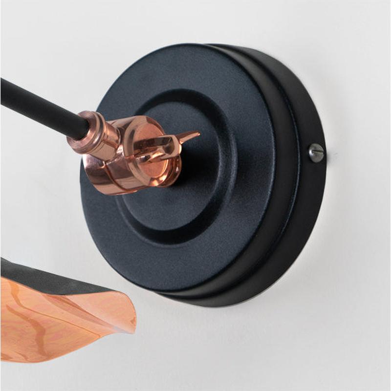 Smooth Copper Flora Wall Light-From The Anvil-Copper-nirohome