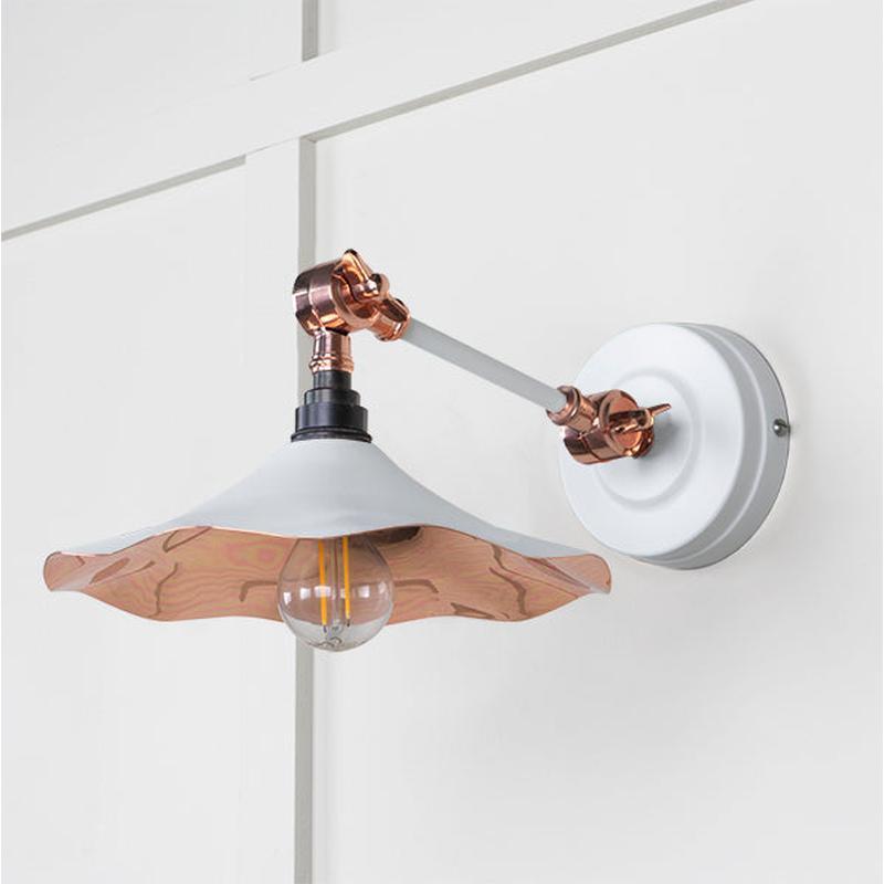 Smooth Copper Flora Wall Light-From The Anvil-Copper-nirohome