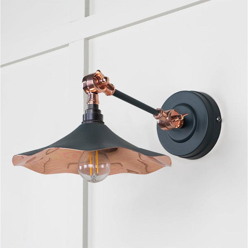 Smooth Copper Flora Wall Light-From The Anvil-Copper-nirohome