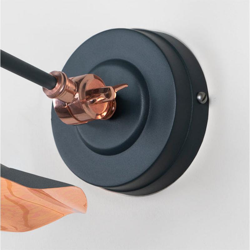 Smooth Copper Flora Wall Light-From The Anvil-Copper-nirohome