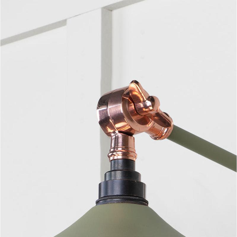 Smooth Copper Flora Wall Light-From The Anvil-Copper-nirohome