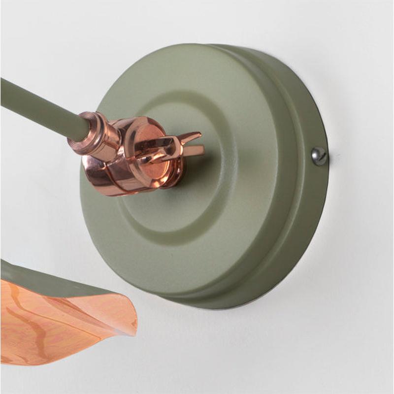 Smooth Copper Flora Wall Light-From The Anvil-Copper-nirohome