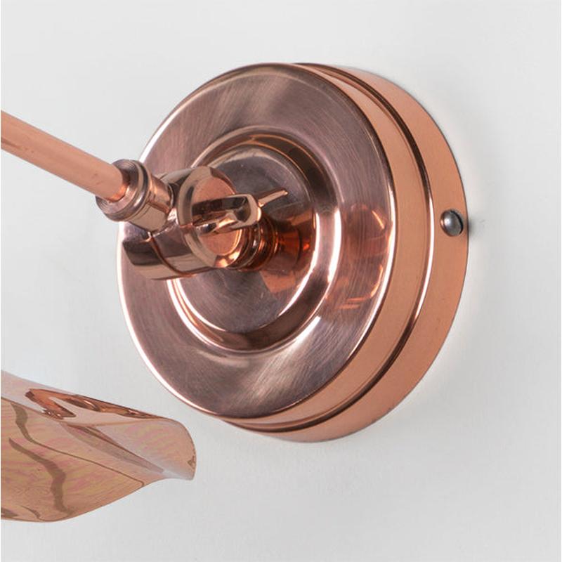 Smooth Copper Flora Wall Light-From The Anvil-Copper-nirohome