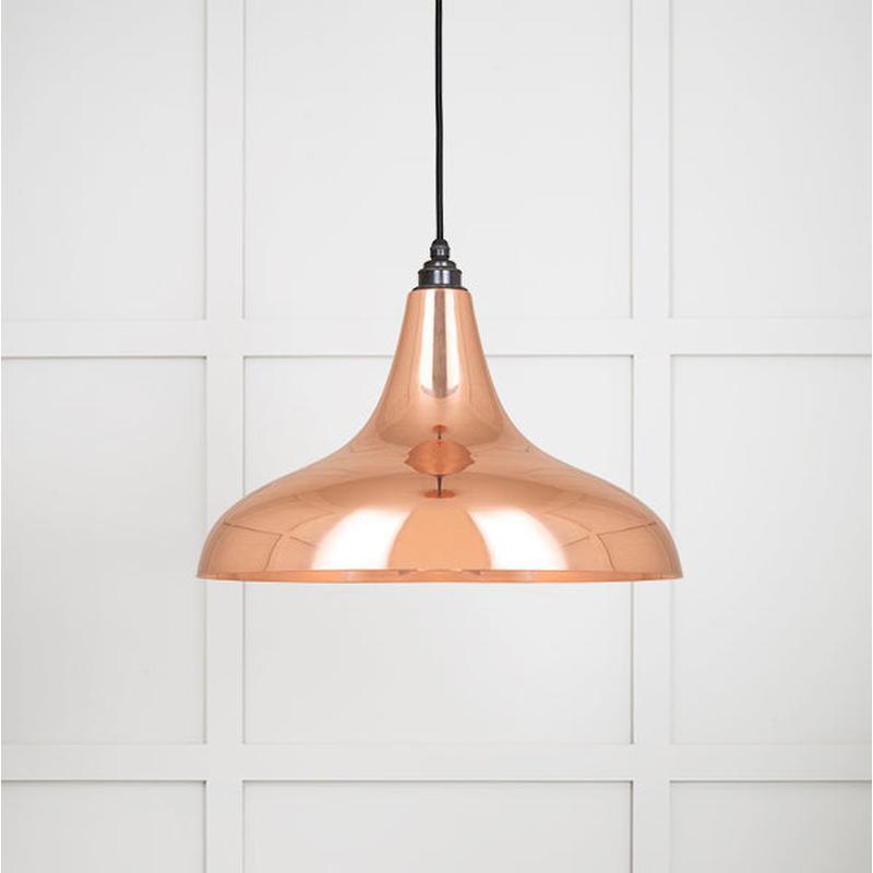 Smooth Copper Frankley Pendant-From The Anvil-Copper-nirohome