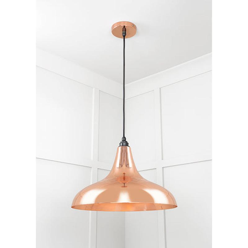 Smooth Copper Frankley Pendant-From The Anvil-Copper-nirohome