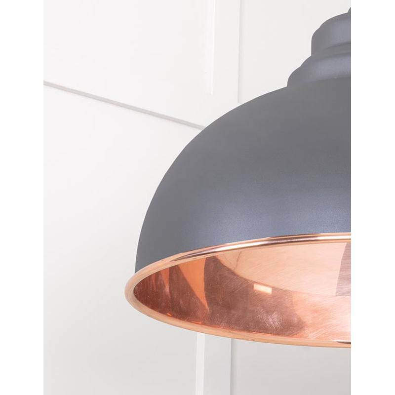 Smooth Copper Harborne Pendant-From The Anvil-Copper-nirohome