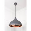 Smooth Copper Harborne Pendant-From The Anvil-Copper-nirohome