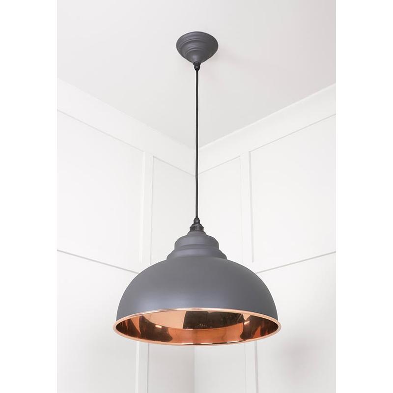 Smooth Copper Harborne Pendant-From The Anvil-Copper-nirohome