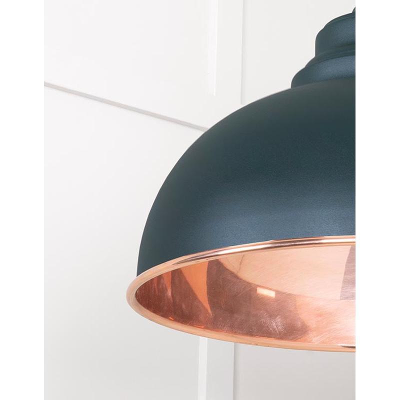Smooth Copper Harborne Pendant-From The Anvil-Copper-nirohome