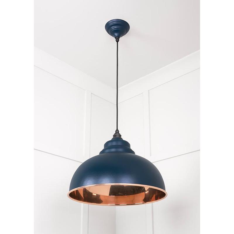 Smooth Copper Harborne Pendant-From The Anvil-Copper-nirohome