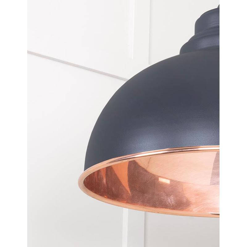 Smooth Copper Harborne Pendant-From The Anvil-Copper-nirohome