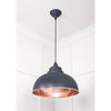 Smooth Copper Harborne Pendant-From The Anvil-Copper-nirohome