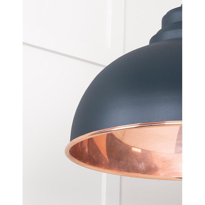 Smooth Copper Harborne Pendant-From The Anvil-Copper-nirohome
