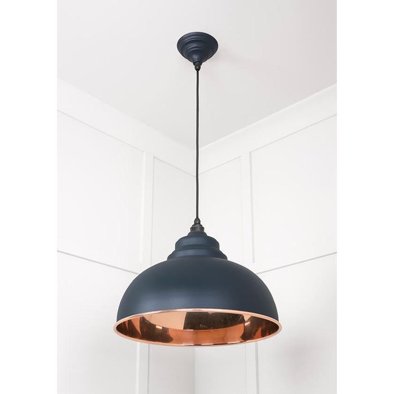 Smooth Copper Harborne Pendant-From The Anvil-Copper-nirohome
