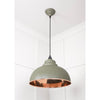 Smooth Copper Harborne Pendant-From The Anvil-Copper-nirohome