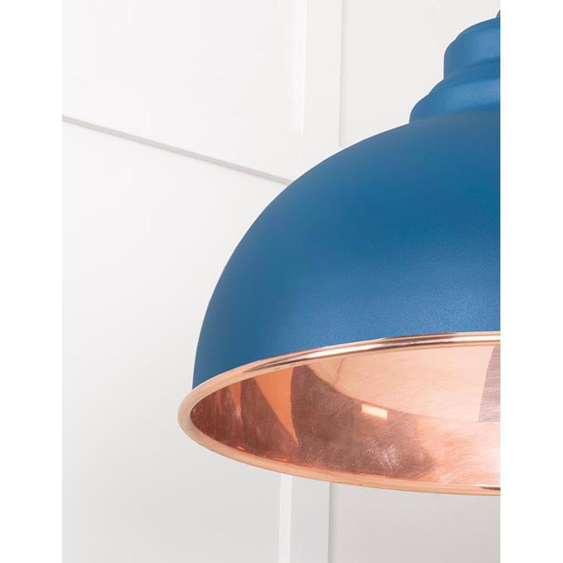 Smooth Copper Harborne Pendant-From The Anvil-Copper-nirohome