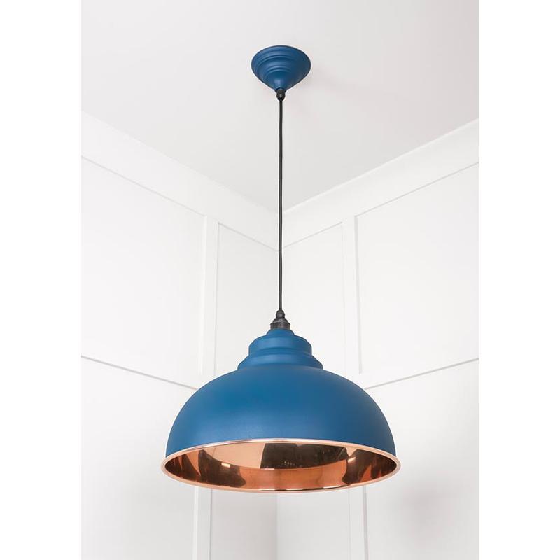 Smooth Copper Harborne Pendant-From The Anvil-Copper-nirohome
