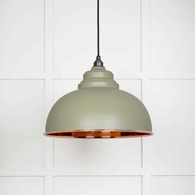 Smooth Copper Harborne Pendant-From The Anvil-Tump-nirohome