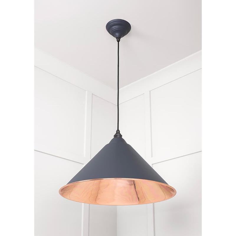 Smooth Copper Hockley Pendant-From The Anvil-Copper-nirohome