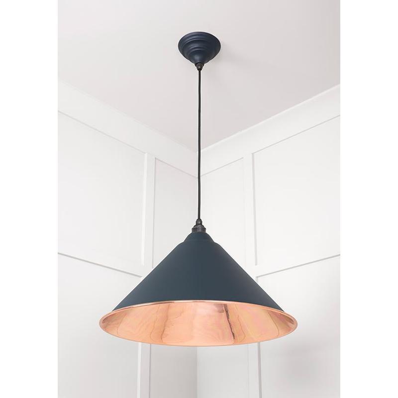 Smooth Copper Hockley Pendant-From The Anvil-Copper-nirohome