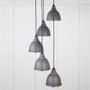 Smooth Nickel Brindley Cluster Pendant-From The Anvil-Bluff-nirohome