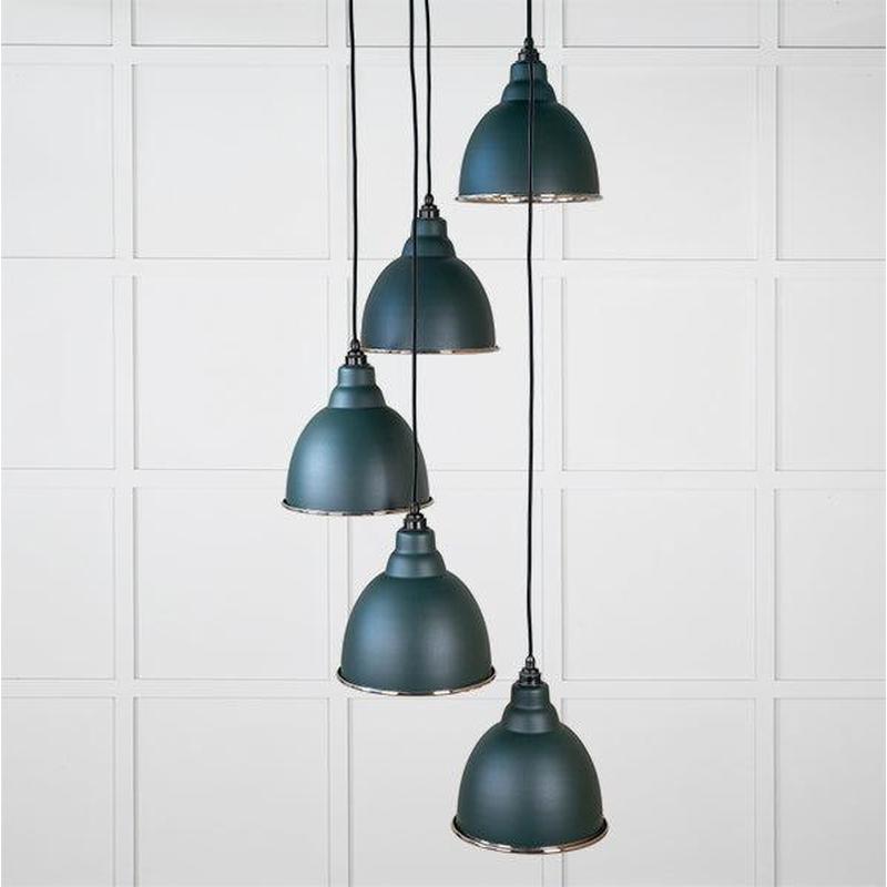 Smooth Nickel Brindley Cluster Pendant-From The Anvil-Dingle-nirohome