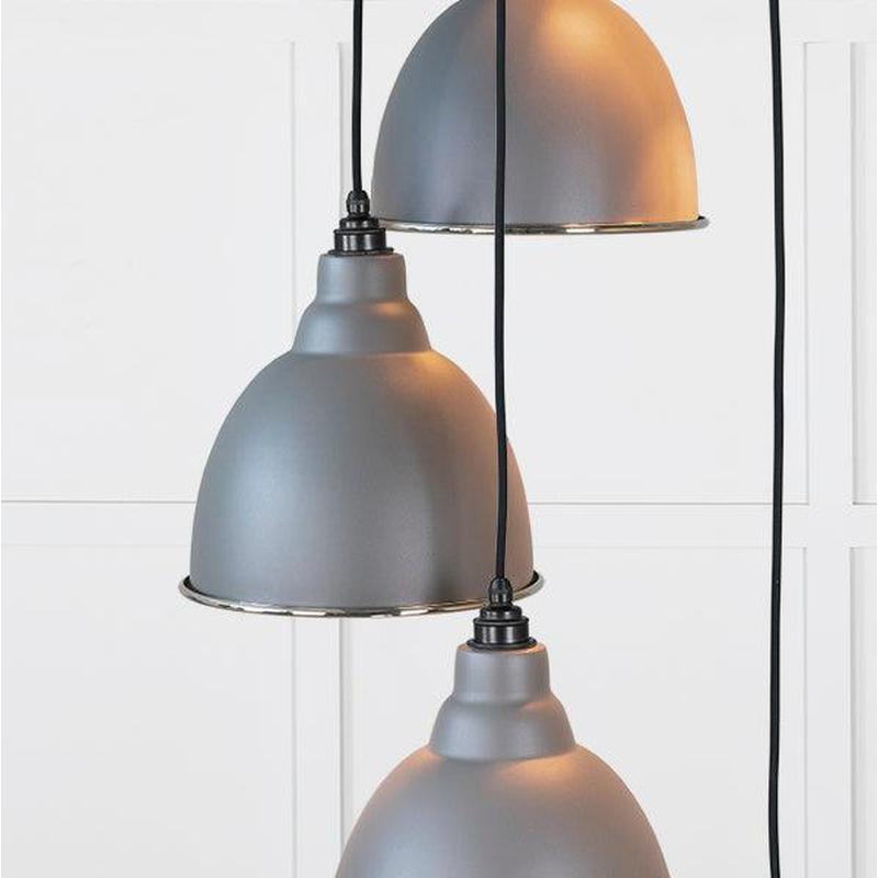 Smooth Nickel Brindley Cluster Pendant-From The Anvil-Nickel-nirohome