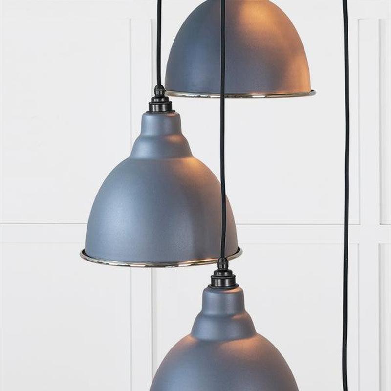 Smooth Nickel Brindley Cluster Pendant-From The Anvil-Nickel-nirohome