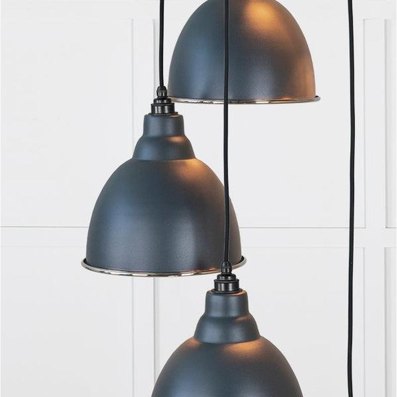 Smooth Nickel Brindley Cluster Pendant-From The Anvil-Nickel-nirohome