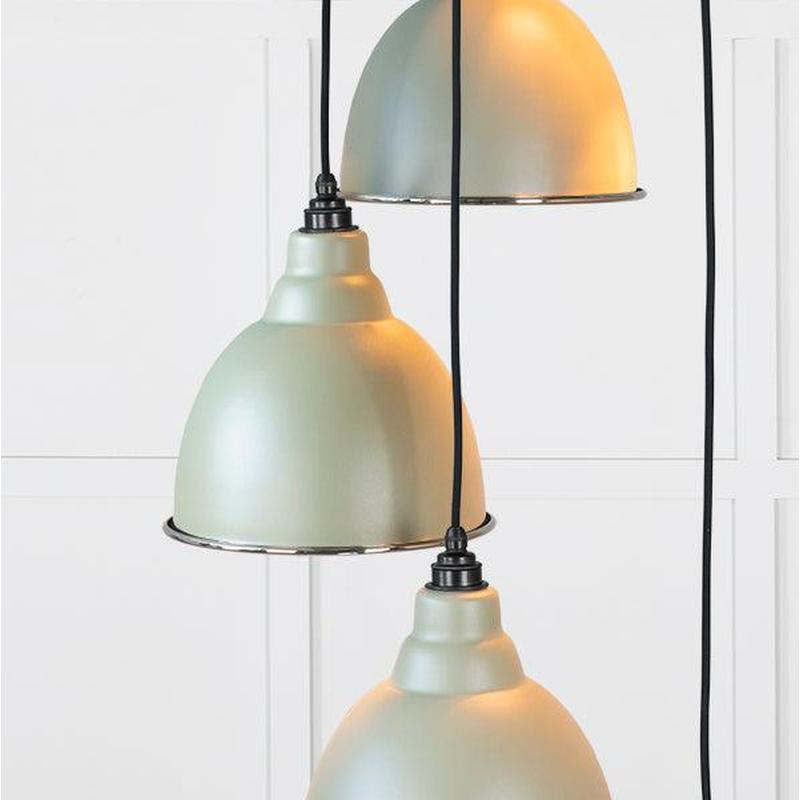 Smooth Nickel Brindley Cluster Pendant-From The Anvil-Nickel-nirohome