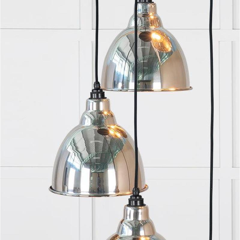 Smooth Nickel Brindley Cluster Pendant-From The Anvil-Nickel-nirohome