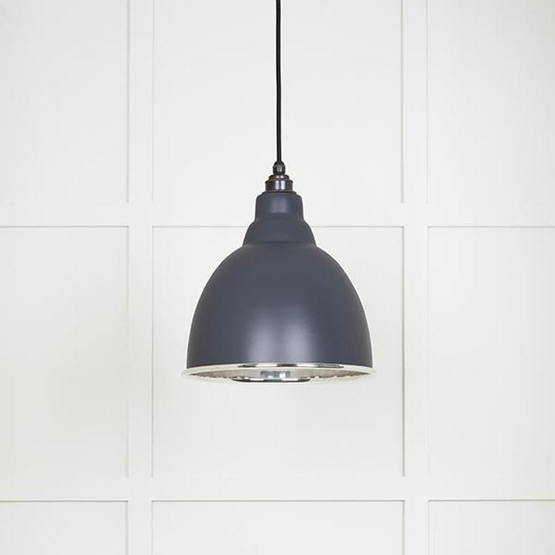 Smooth Nickel Brindley Pendant-From The Anvil-Slate-nirohome