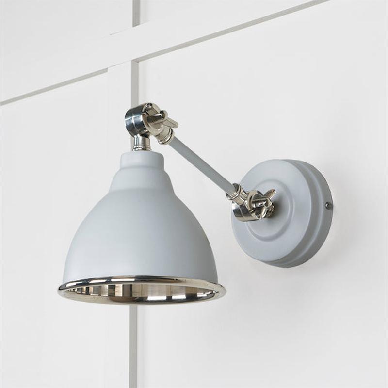 Smooth Nickel Brindley Wall Light-From The Anvil-Nickel-nirohome
