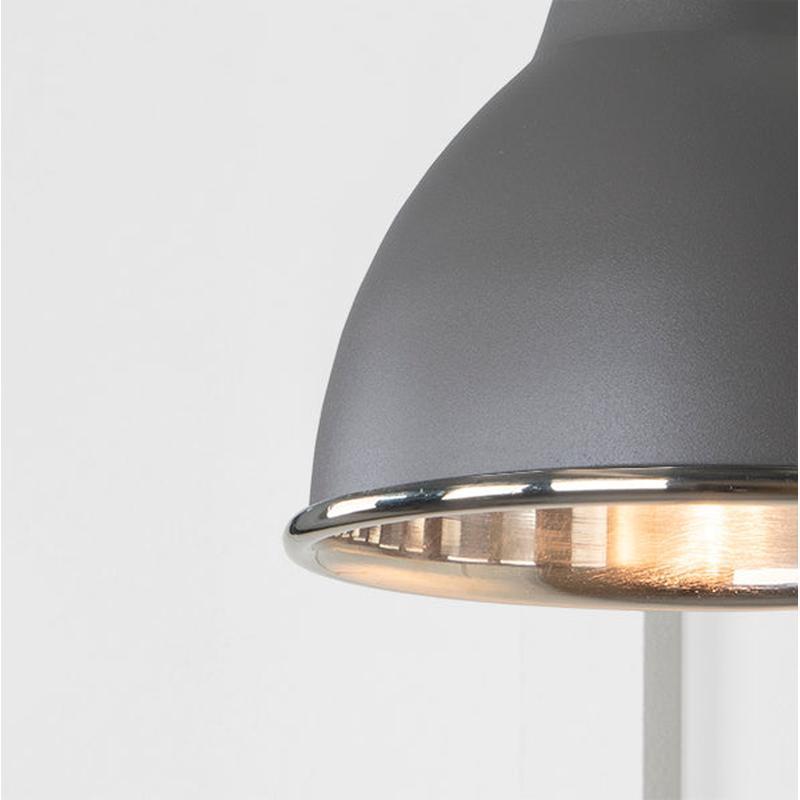 Smooth Nickel Brindley Wall Light-From The Anvil-Nickel-nirohome