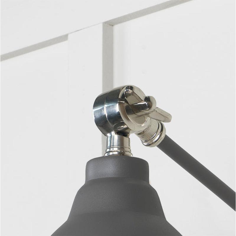 Smooth Nickel Brindley Wall Light-From The Anvil-Nickel-nirohome