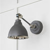 Smooth Nickel Brindley Wall Light-From The Anvil-Nickel-nirohome