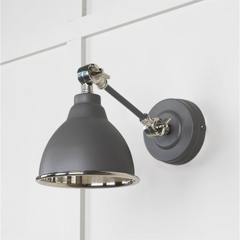 Smooth Nickel Brindley Wall Light-From The Anvil-Nickel-nirohome