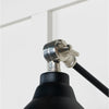 Smooth Nickel Brindley Wall Light-From The Anvil-Nickel-nirohome